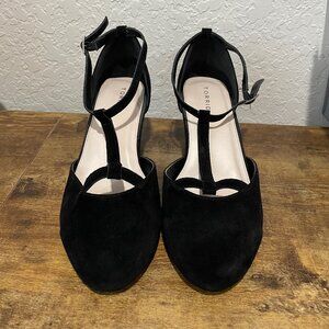 BLACK SUEDE MARY JANE'S FROM TORRID